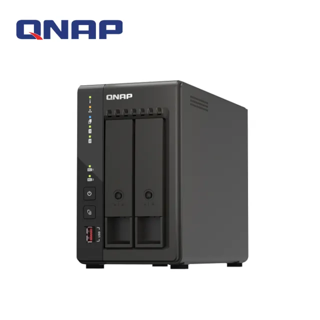 【QNAP 威聯通】搭希捷 4TB x2 ★ TS-253E-8G 2bay NAS 網路儲存伺服器