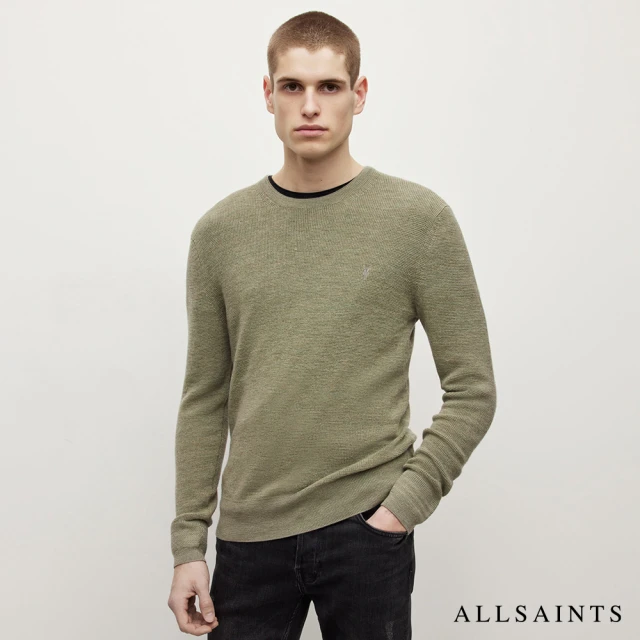 ALLSAINTSALLSAINTS IVAR 羊毛針織上衣SAP GREEN MARL(常規版型)