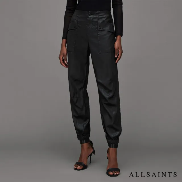 【ALLSAINTS】VAL 漆皮長褲Black WP006Z(舒適版型)