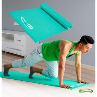 【GO ELLIPTICAL昂步世界】PER環保無毒瑜珈墊GOW1-6mm臺灣製高密度防滑(182*60*0.6cm)