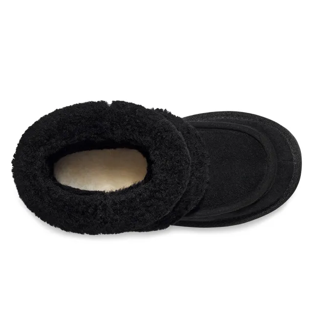 【UGG】童鞋/靴子/厚底靴/雪靴/Ultra Mini UGG Fluff(黑色-UG1143701KBLK)