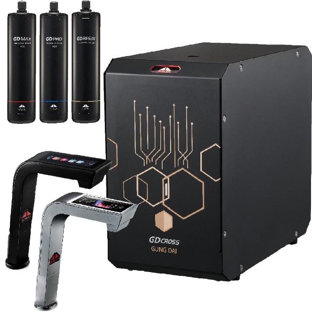 【GUNG DAI 宮黛】全智慧互動式雙溫飲水機 GD CROSS(搭配宮黛三道淨水設備)