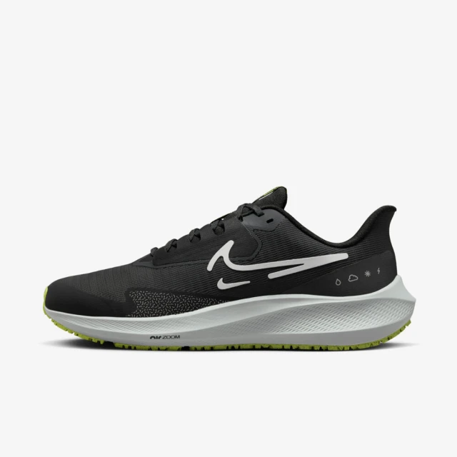 NIKE 耐吉NIKE 耐吉 Air Zoom Pegasus 39 Shield 男 慢跑鞋 路跑 防水 黑灰(DO7625-002)