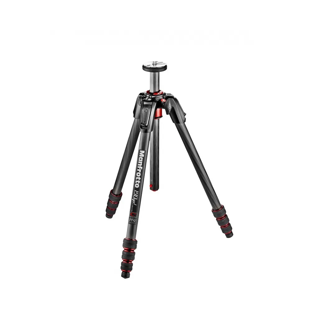 【Manfrotto 曼富圖】190 GO!碳纖維四節腳架-黑色 MT190GOC4(公司貨)