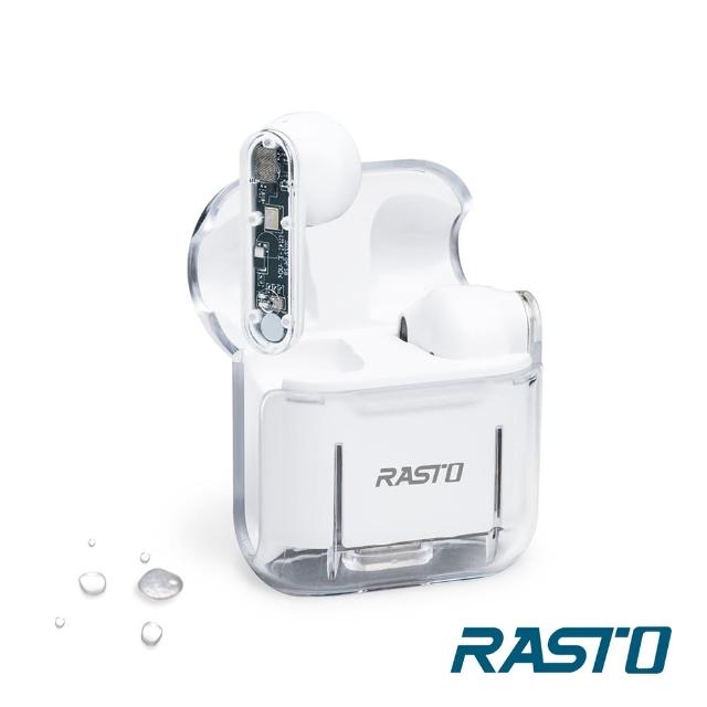 【RASTO】RS52 透視款TWS真無線藍芽5.3耳機