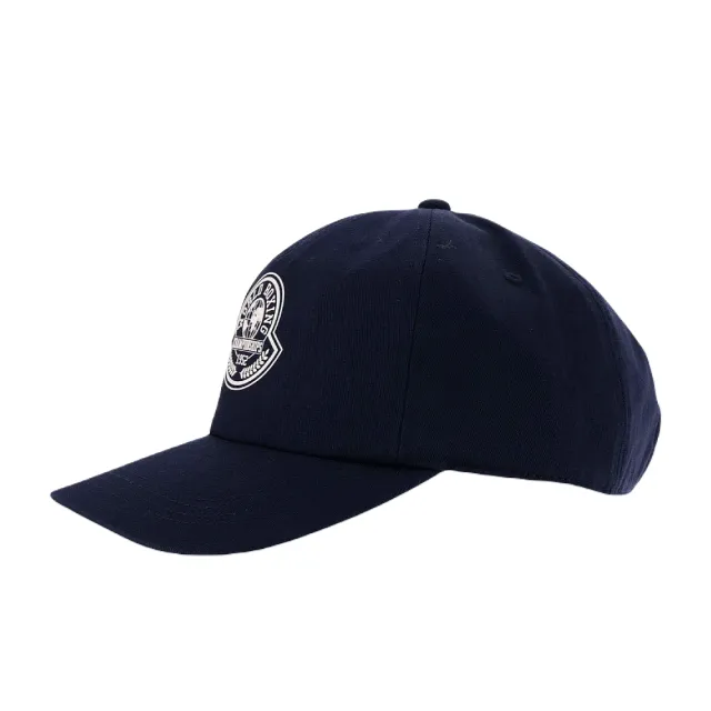 【MONCLER】秋冬新款 品牌 LOGO 棒球帽-深藍色(ONE SIZE)