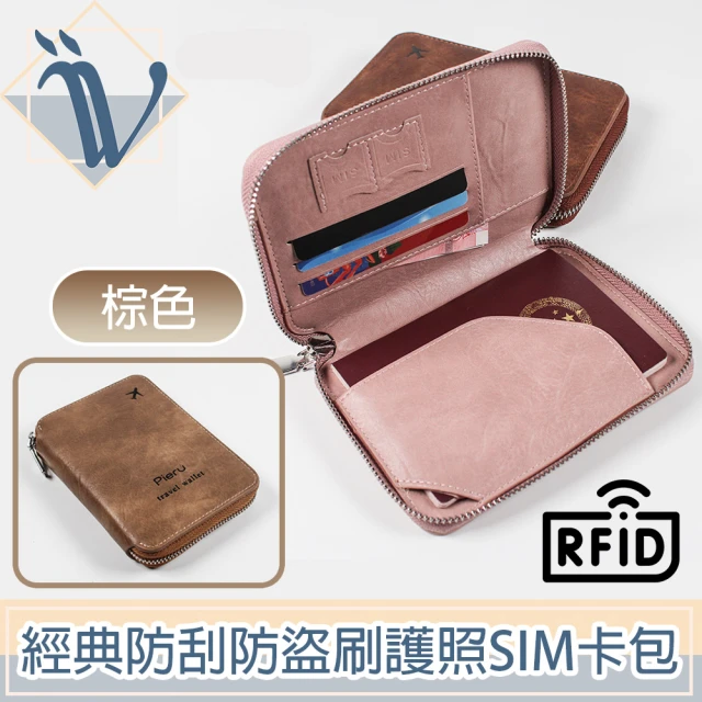 MoodRiver 防RFID掃描 護照夾 護照包 證件包 