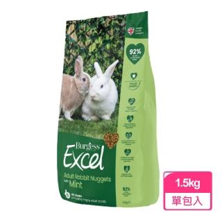 【Burgess 伯爵】成兔飼料原味薄荷 1.5KG(兔飼料 成兔飼料)