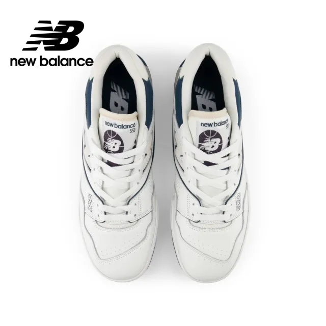 【NEW BALANCE】NB 復古鞋/運動鞋_BB550WCB-D_中性_白/灰/藍