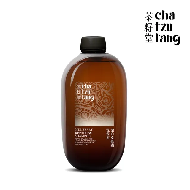 【茶籽堂】桑白皮修護洗髮露替換瓶500mL(染燙受損髮質適用)