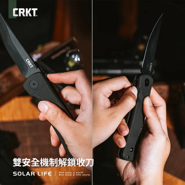 【CRKT】HISSATSU 必殺折刀-2903(不鏽鋼折刀 EDC口袋刀 隨身工具小刀 多用折疊刀具)