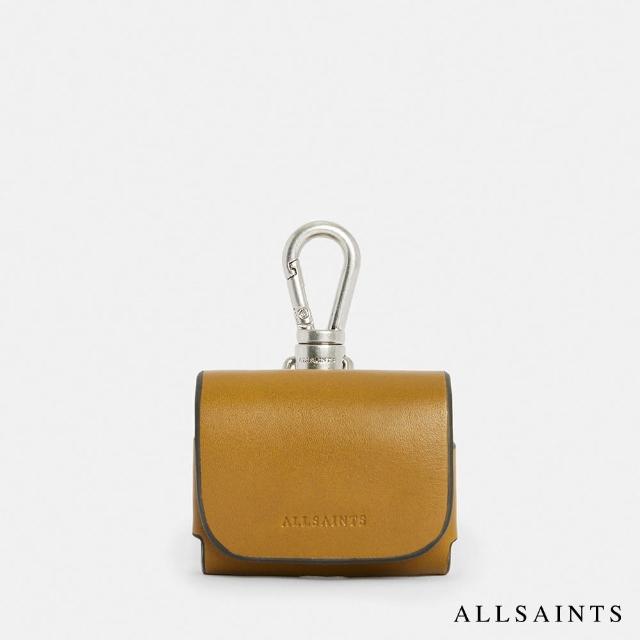 【ALLSAINTS】AIRPOD 牛皮保護套BRONZE GREEN