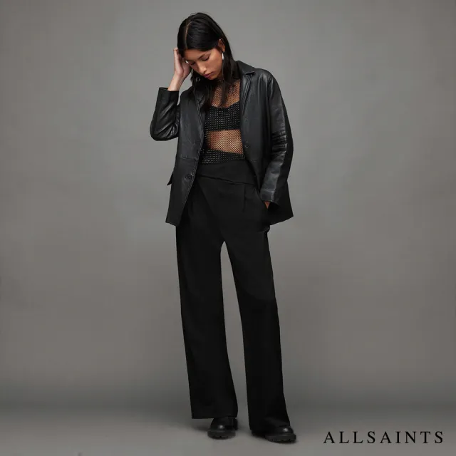 【ALLSAINTS】CORINNA 羊皮西裝外套皮衣 WL124Z(舒適版型)