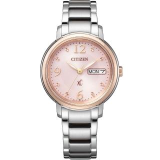【CITIZEN 星辰】XC 廣告款光動能女錶 禮物 送禮 推薦(EW2425-57W)