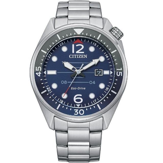 【CITIZEN 星辰】光動能潛水風格手錶-藍 送禮 禮物 推薦(AW1716-83L)