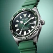 【CITIZEN 星辰】PROMASTER NY012系列 酷色潛水機械錶-森林綠41mm(NY0121-09X)
