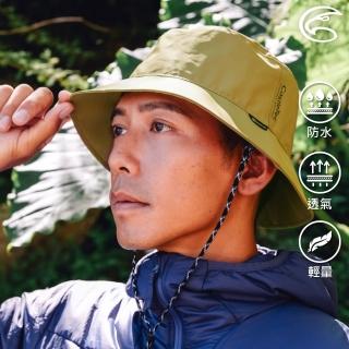 【ADISI】輕量3L防水高透氣漁夫帽 AH23046 / 油棕卡其(防水帽 防曬帽 遮陽帽)