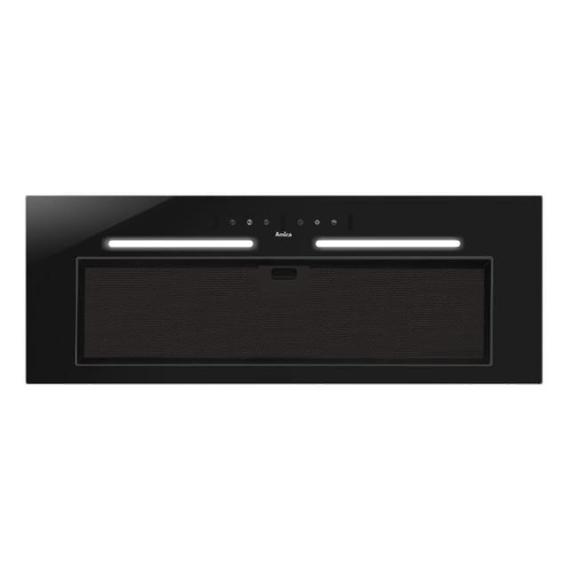 【Amica】全隱藏式手勢控制抽油煙機 全平面玻璃觸控 15分鐘延遲關機 85cm(XQ-85F88GTB TW)