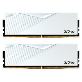 【ADATA 威剛】LANCER DDR5 6000 32GB*2 白色 超頻桌上型記憶體(AX5U6000C3032G-DCLAWH)