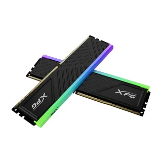 【ADATA 威剛】XPG RGB D35G  DDR4 3200 32GB*2 黑色 超頻桌上型記憶體(AX4U320032G16A-DTBKD35G)