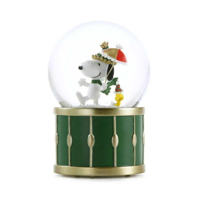 JARLL 讚爾藝術JARLL 讚爾藝術 Snoopy史努比 雪花派對 水晶球音樂盒(Peanuts官方授權)
