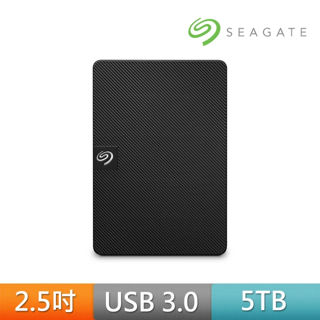 SEAGATE 希捷 Expansion 5TB 2.5吋行動硬碟(STKM5000400)