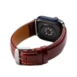 【N.M.N】Apple Watch 智慧手錶帶/極致系列/義大利皮革錶帶 馬鞍棕 38mm - 41mm(AP-WA38-40-41-9005)
