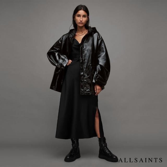 【ALLSAINTS】KELSIE 連帽外套Black WO105Y(修身版型)