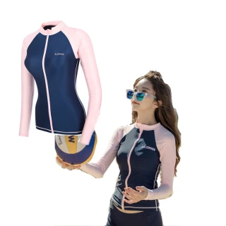 【泳衣果】泳衣外套蜜粉浮潛衣游泳外套單件M-XL(單外套)