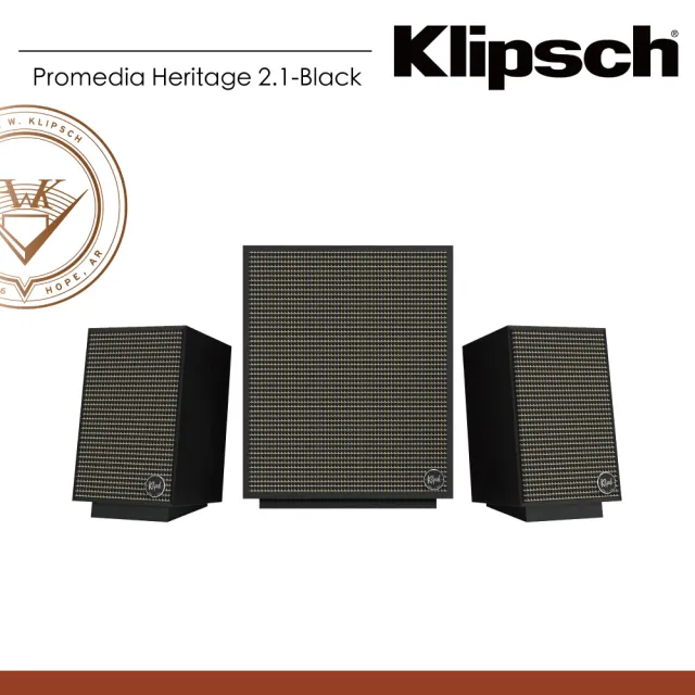 【Klipsch】ProMedia Heritage 2.1聲道 主動式喇叭(電腦喇叭、2.1、桌上型喇叭)