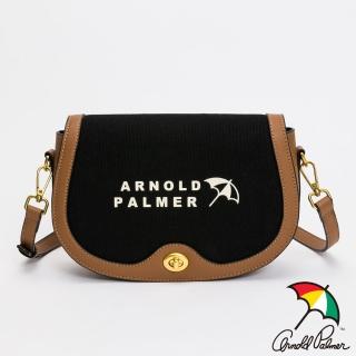【Arnold Palmer 雨傘】斜揹包 Soleil系列(黑色)