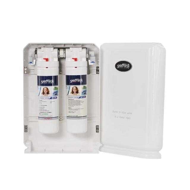 【Yaffle 亞爾浦】櫥下型家用二道式淨水器 WF-32101