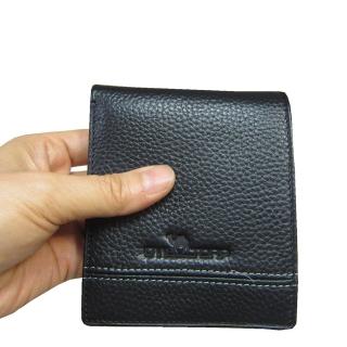 【SNOW.bagshop】短夾男仕短型皮夾進口專櫃(100%進口牛皮革材質活動型證件夾標準尺寸)