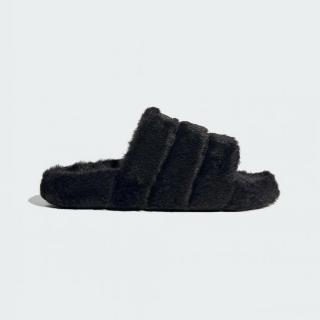 【adidas 愛迪達】拖鞋 女鞋 運動 三葉草 ADILETTE ESSENTIAL W 黑 IF3964