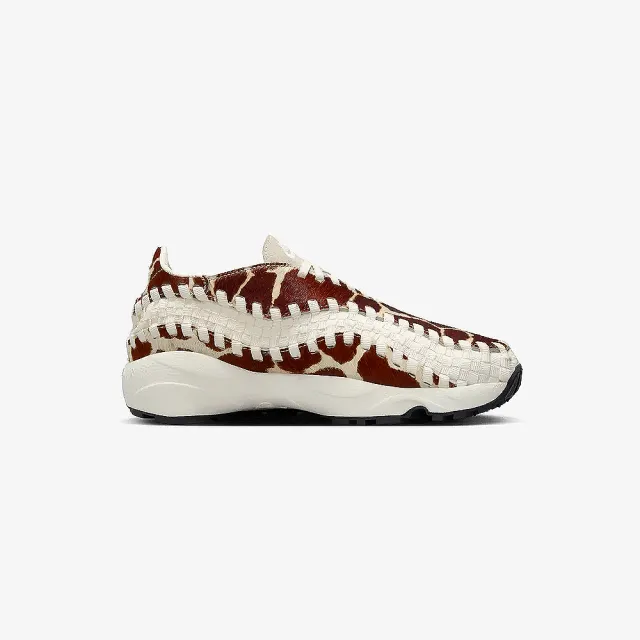 NIKE 耐吉】Nike Air Footscape Woven Cow Print 奶牛紋鬃毛編織女鞋