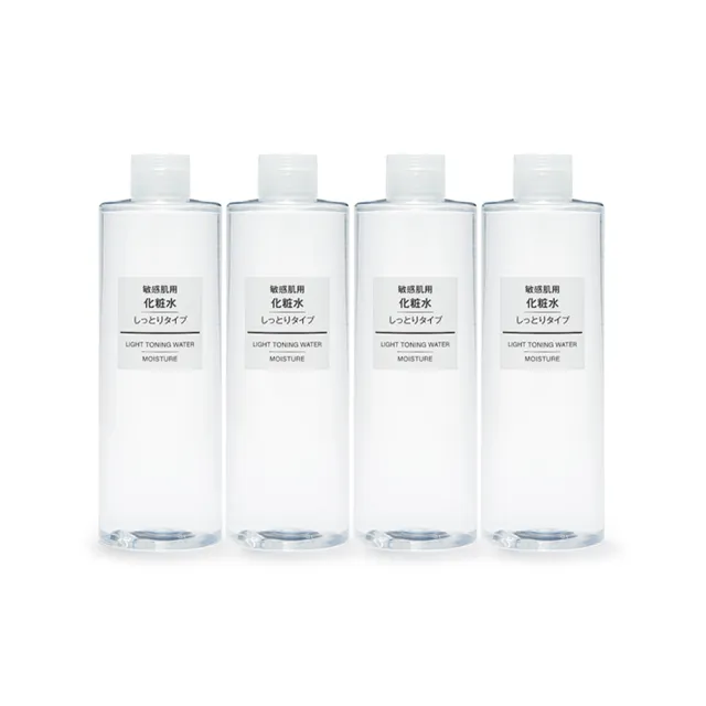 【MUJI 無印良品】MUJI敏感肌化妝水/滋潤型/400ml(4入組)