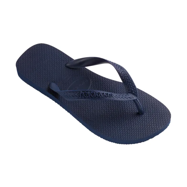 【havaianas 哈瓦仕】拖鞋 男鞋 女鞋 夾腳拖 人字拖 巴西 素色 Top 海軍藍 4000029-0555U