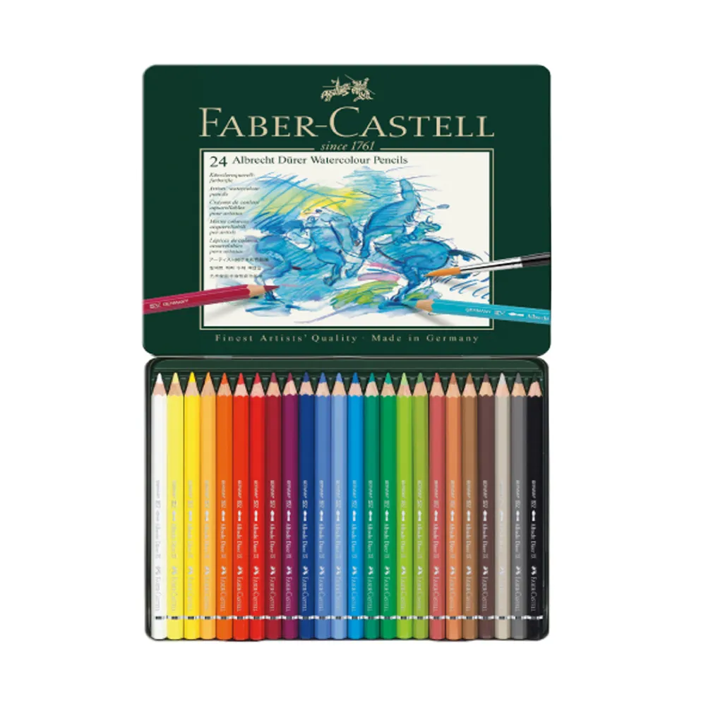 Faber-Castell】輝柏藝術級水彩色鉛筆24色/盒117524 - momo購物網 