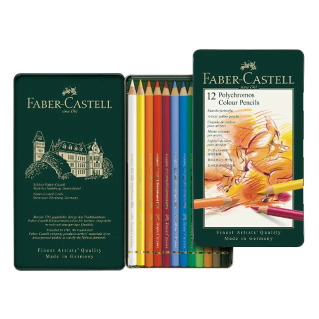 Faber-Castell 輝柏 藝術家級油性色鉛筆12色 / 盒 110012