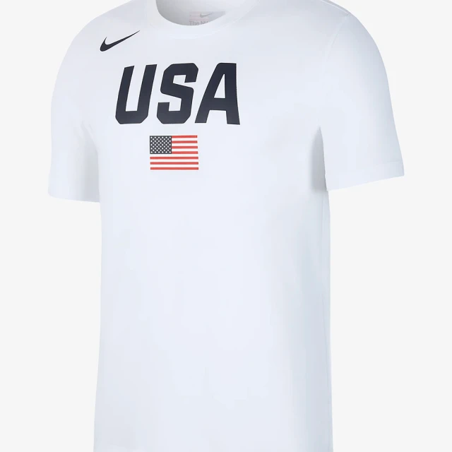 NIKE 耐吉 短袖上衣 Nike Dri-FIT 籃球 AS USAB M NK DRY TEE TEAM SS 男 白(AV4352100)