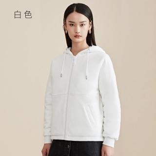 【巴黎精品】現貨+預購 真羽絨90%白鴨絨輕羽絨外套羽絨衣夾克(保暖秋冬必備棉質連帽素面女外套3色a1dl21)