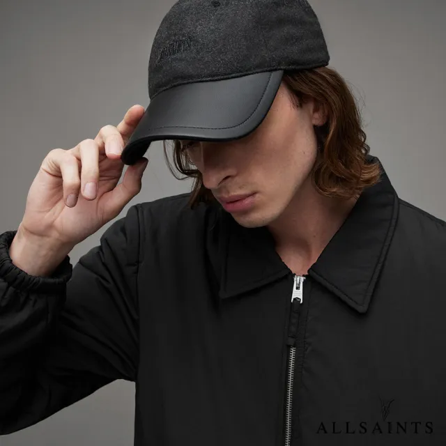 【ALLSAINTS】STATE 羊毛棒球帽Grey MH607Z