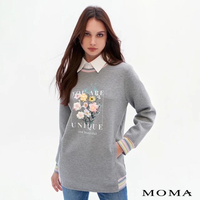 MOMA 小香風條紋針織外套(白色) 推薦