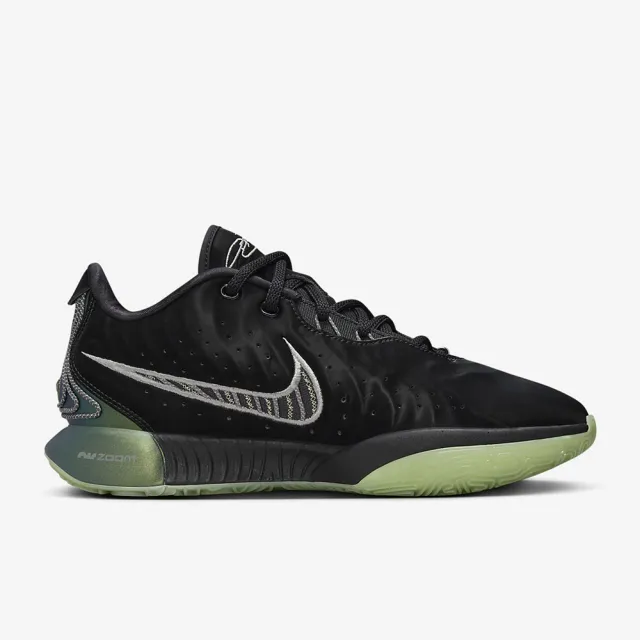 【NIKE 耐吉】籃球鞋 運動鞋 LEBRON XXI EP 男鞋 黑綠(FB2236001)