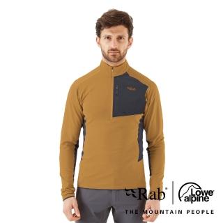 【RAB】Syncrino Light Pull-On 輕量保暖羊毛半拉鍊長袖排汗衣 男款 足跡褐 #QFF19