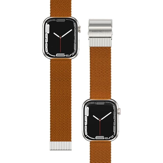 【AmazingThing】Apple Watch Series_45/44/42mm_Titan weave 彈性編織錶帶