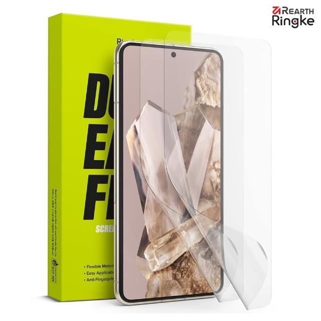 【Ringke】Google Pixel 8 / 8 Pro Dual Easy Film 滿版螢幕保護貼 2入 附安裝工具(Rearth 保貼)