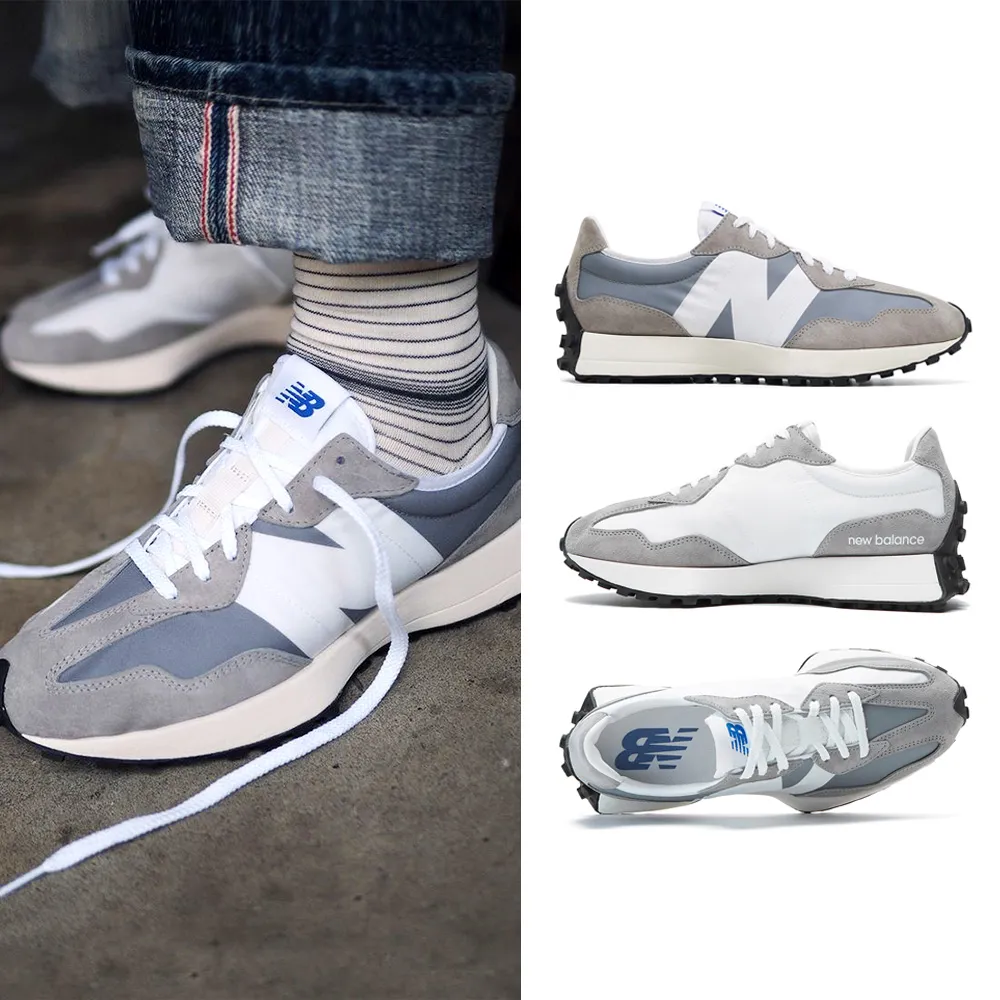 【NEW BALANCE】NB 復古休閒鞋/運動鞋_男鞋/女鞋_灰色_MS327LAB-D楦