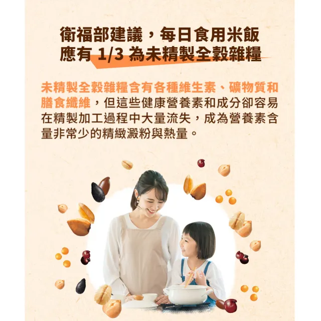 【QUAKER 桂格】免浸泡5+超纖穀飯1000g