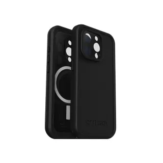 【OtterBox】iPhone 15 Pro 6.1吋 Fre 全方位防水/雪/震/泥 保護殼-黑(支援MagSafe)